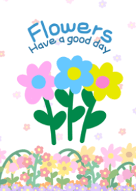 blooming flowers v.skyblue