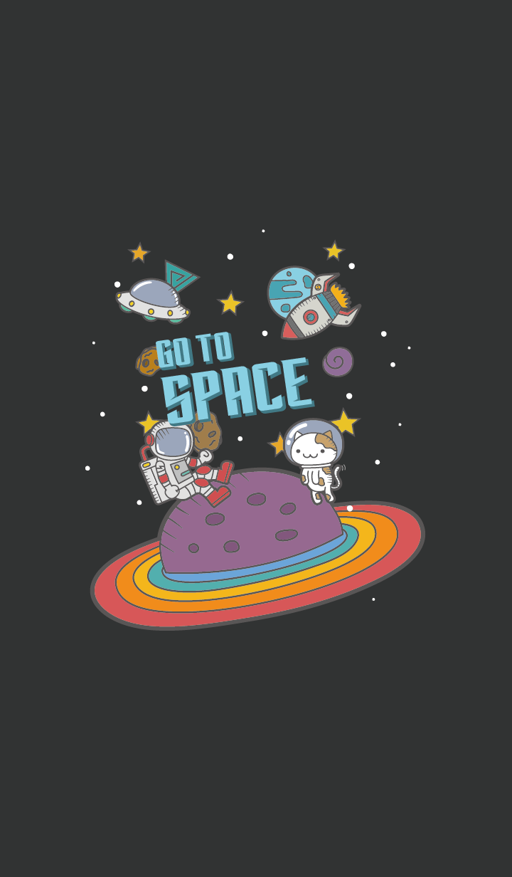 Go To Space #black