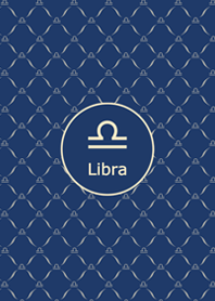 (時尚格子紋路)天秤座