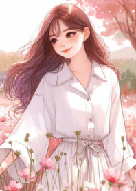 pink flower garden 6