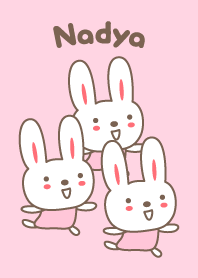 Cute rabbit theme for Nadya