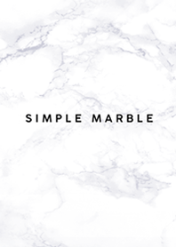 SIMPLE MARBLE #White