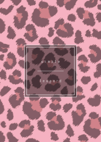 simple leopard : pink