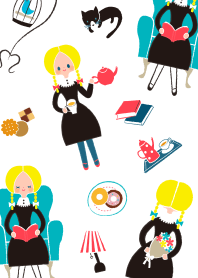 みつあみの女の子