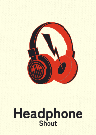 Headphone_shout Scar red
