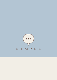 SIMPLE(beige blue)V.1575b