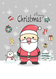 สุขสันต์วันคริสต์มาส (สีเทา)