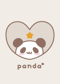 熊貓 星 [棕色]