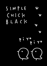 Simple chick black.