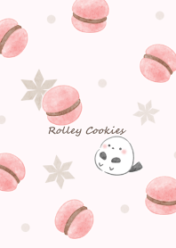 Shimaenaga and Rolley Cookies pink St