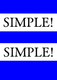 SIMPLE!SIMPLE!/MARINE BLUE