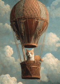 Hot Air Balloon Cat Voyager