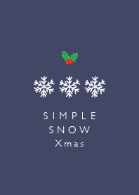 Simple snow Xmas 02 J