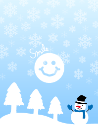 It snows. -Blue-@ Winter special story18
