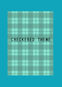 MINT GREEN CHECKERED THEMEj-VIRIDIAN