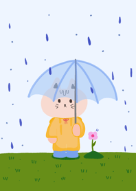 Kitten & Rainy day