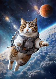 【 宇宙猫 】キジトラver