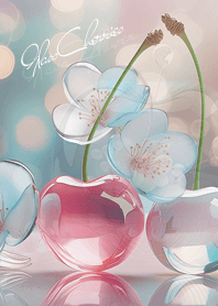 Greige Cherries and flowers 02_1