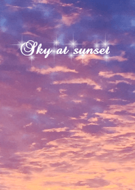 Sky at sunset