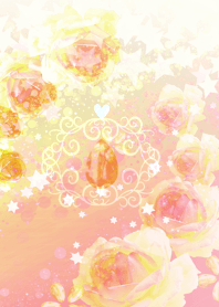 Healing rose yellow orange.