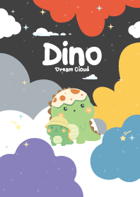 Dinosaur Dream Cloud Black