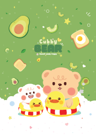 Cubby Bear Avocado Fruit Cutie Sweet