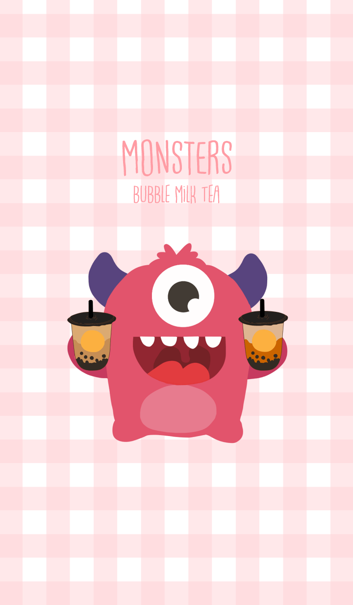 Monsters bubble milk tea