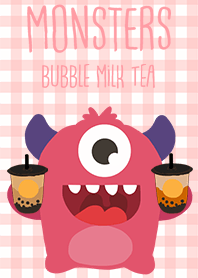 Monsters bubble milk tea