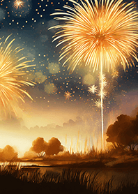 Beautiful Fireworks Theme#478