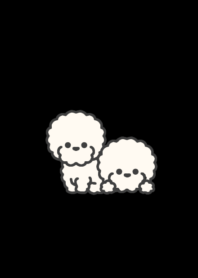 Bichon Frise darkmode theme