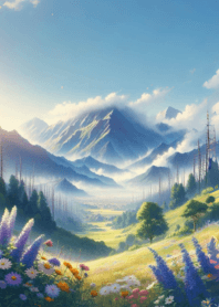 flower field nature meadow n.25