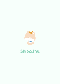 柴犬3 王冠 [綠]