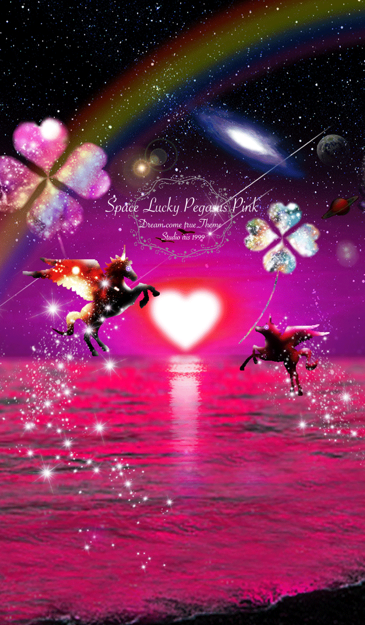 恋愛運 ♥Space Lucky Pegasus Pink♥