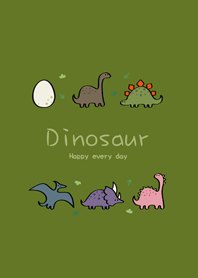 こんにちは恐竜(抹茶グリーン)