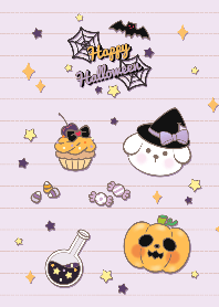 Sweetie puppy : Happy Halloween (purple)