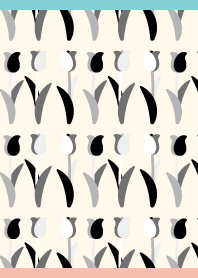 Monochrome Tulips on P&B