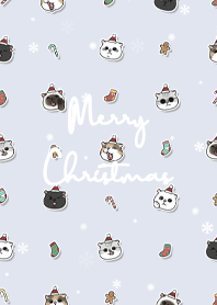 neko christmas1 / alice blue