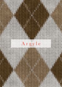 Argyle Style Embroidery beige 65
