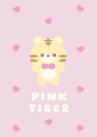 Cute Tiger Pattern [Pink&Beige]