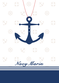 ネイビーマリン 赤い糸