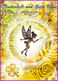 Tinkerbell and Gold Rose#