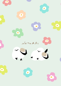 Long-tailed tit nordic flowers10 Japan