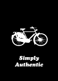 Simply Authentic Bicycle Black-White