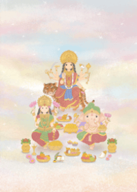 Ganesha , MahaUmaDevi , MahaLakshi