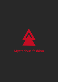 Mysterious minimalist red triangle