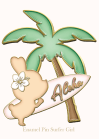 Enamel Pin Surfer Girl 13