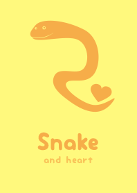 Snake & heart Primrose YEL