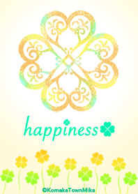 Happiness four Leaf Clover(Pastel Color)