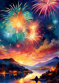 Beautiful Fireworks Theme#730