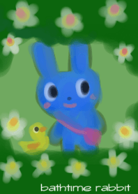 bathtime rabbit*GW